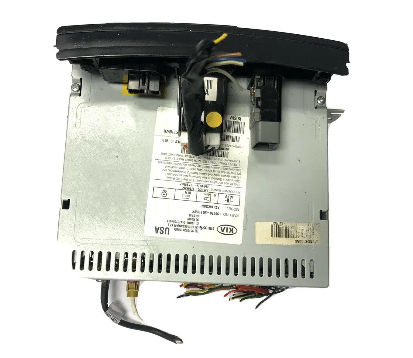 2012 2013 KIA SOUL AM FM CD PLAYER Sirius MP3 Bluetooth OEM 96170-2K110WK by Kia