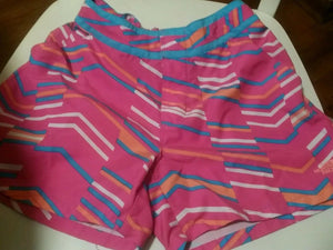 Youth The North Face Colorful Patterned Casual Shorts Size 10 12