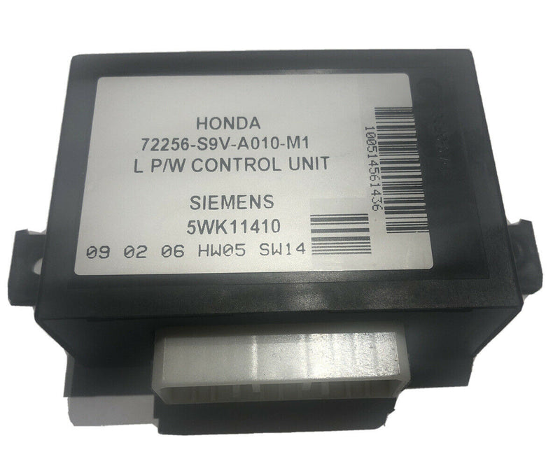 HONDA PILOT DRIVER SIDE DOOR CONTROL MODULE 72256-S9V-A010-M1 L P/W UNIT LEFT