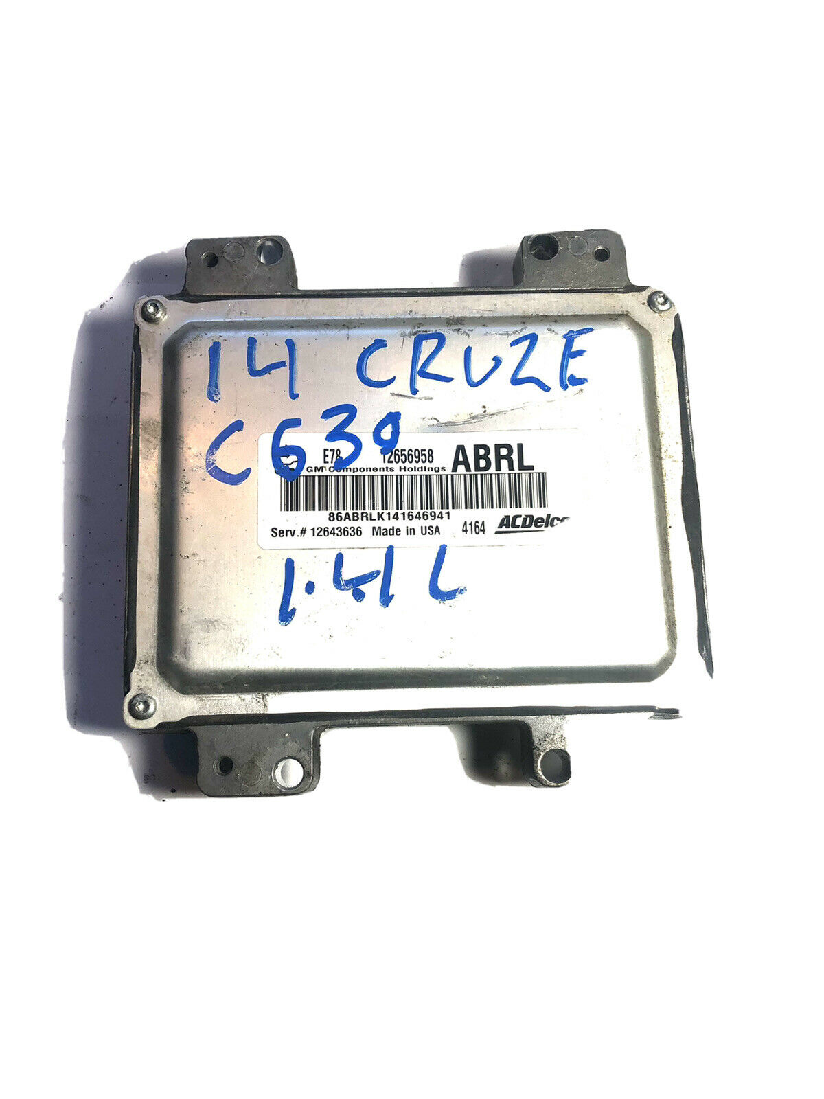 2012 13 2014 Chevrolet Cruze 1.8L ECM PCM Engine Control Module | 12656958