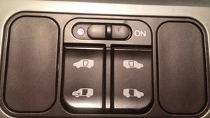 05-10 Honda Odyssey Sunroof Sliding Door Switch Assembly With Bezel 3144V