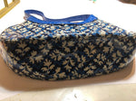 Vera Bradley Frill HOTSY TOTSY HOBO shoulder Purse Bag Blue Lagoon EUC