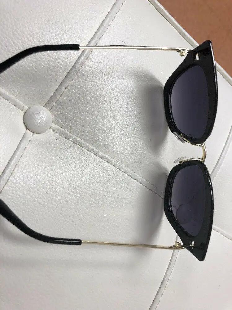 Oversized Black Vanity Sunglasses by Unbranded
