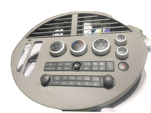 2004-06 Nissan Quest Climate Control Heater Panel Audio Stereo Dash Bezel