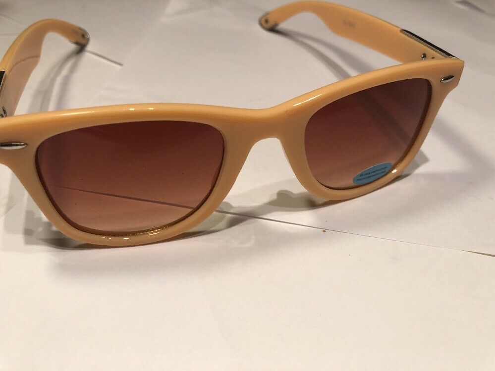 Nude Colored Wafer Style Sunglasses