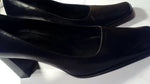 COACH 6B Black Leather Versatile Heels Pumps Italy