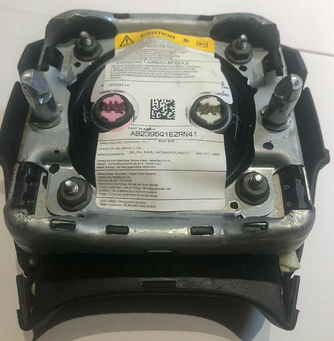 CHEVY SILVERADO TAHOE trailblazer DRIVER SIDE AIRBAG STEERING OEM