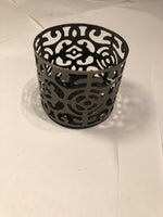 Lattice Tea Light Candle Holder Sleeve Bath and Body Works Bronze 1.6 Oz