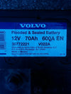 1999 VOLVO C70 Battery, 600A EN ( cold crank), 12V, 70Ah, #30772221, V022A, MEX.