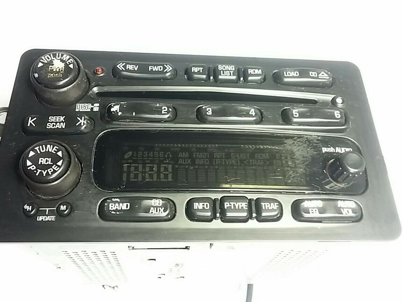 2005 OEM BUICK RENDEZVOUS ULTRA CD, AUX/RADIO PLAYER, P/N: 10348261. WORKING