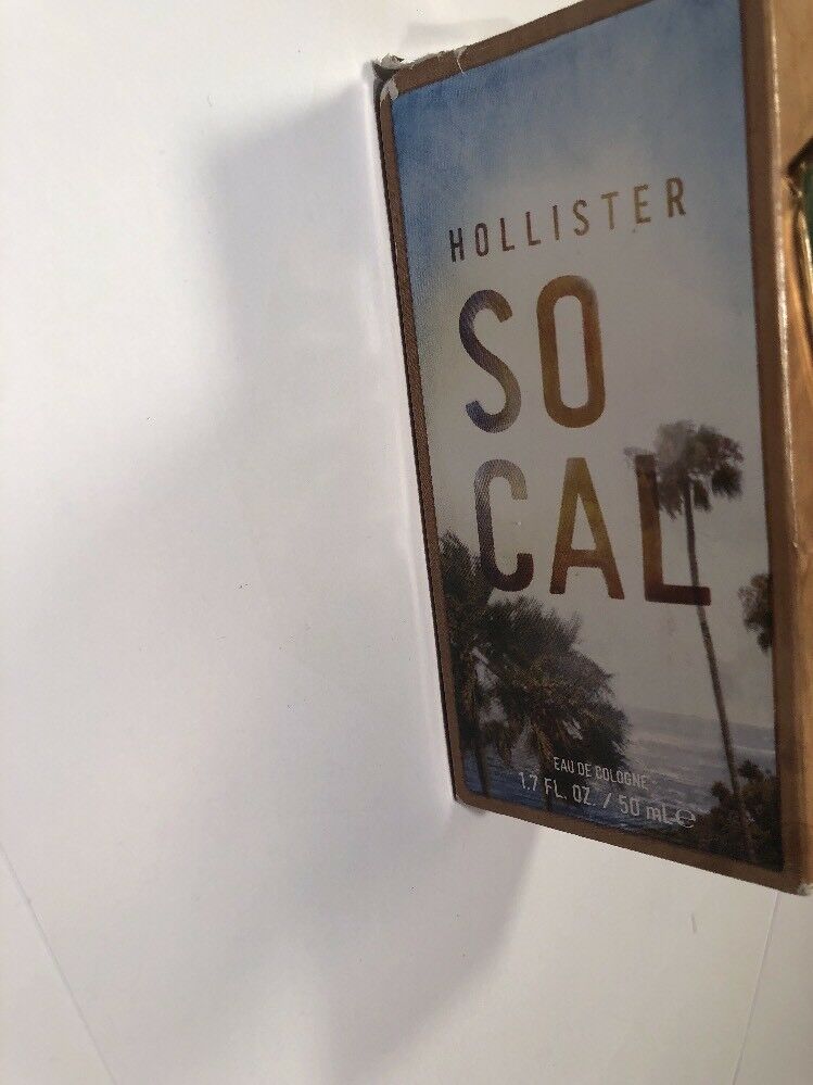 HOLLISTER SOCAL by HOLLISTER 1.7 oz ( 50 ml ) SPRAY Cologne Men New In Box Seal