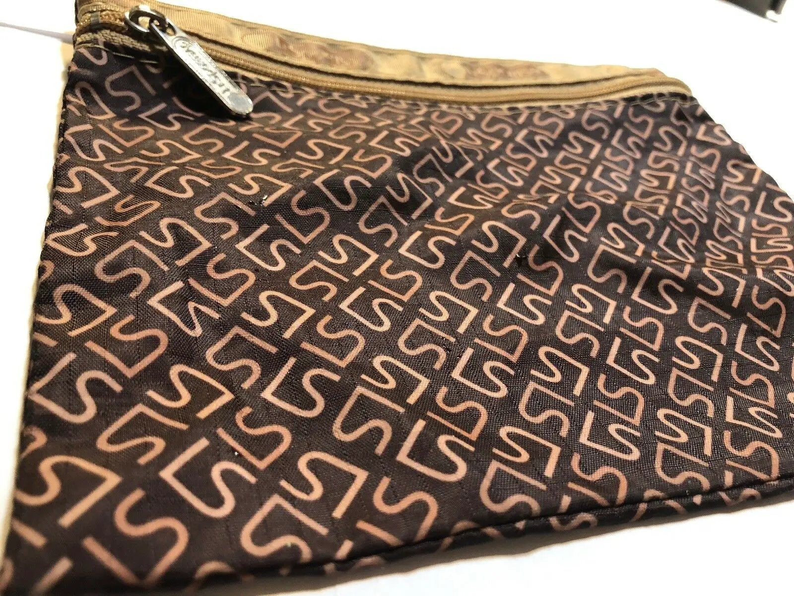 Le SportSac Papillion print butterflies black and white zipper 4/5 by Le SportSac