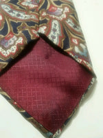 Christian dior monsieur 100% silk delicious floral paisley print tie.