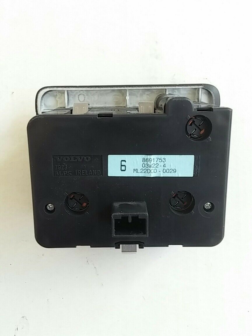 Headlight Switch Module OEM 8691753 Black – Volvo XC70 S60 2004