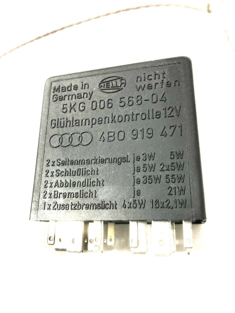 Audi Headlight 387 Relay OEM 5KG 006 568 SLIGHTLY USED & LIKE-NEW RELAY MODULE