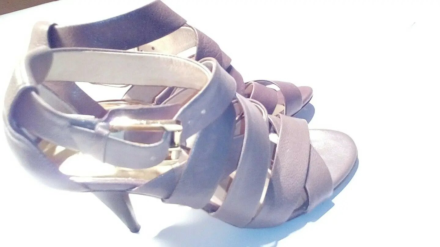 Michael kors leather strappy gladiator sandal size 6.5 m by Michael Kors