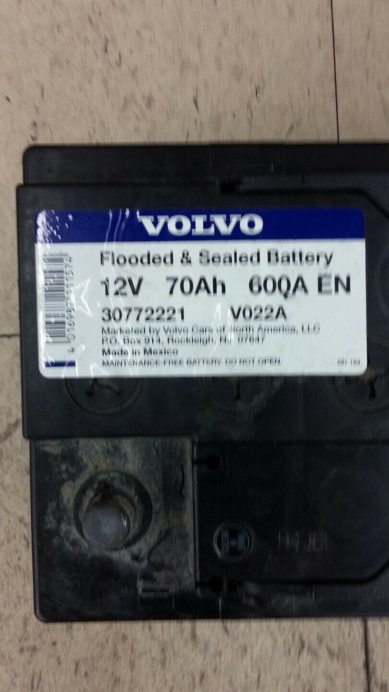 1999 VOLVO C70 Battery, 600A EN ( cold crank), 12V, 70Ah, #30772221, V022A, MEX.