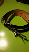 Black womens Talbots genuine leather belt flexible can wear and both sides