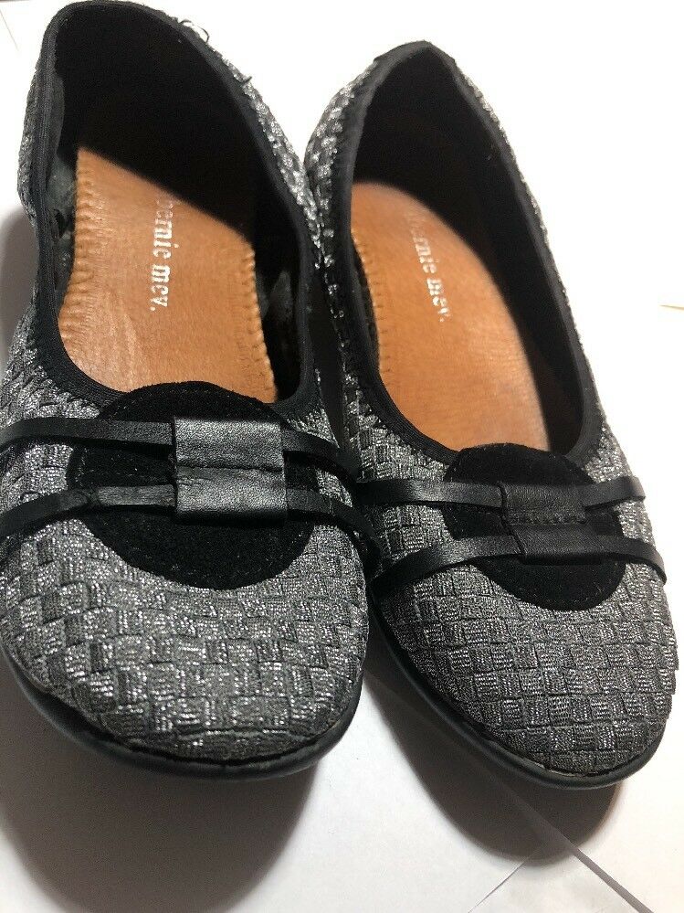 Bernie Mev Pewter Flats