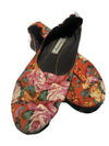 Festive-Colored American Eagle Floral-Ballet Slippers Size 7m