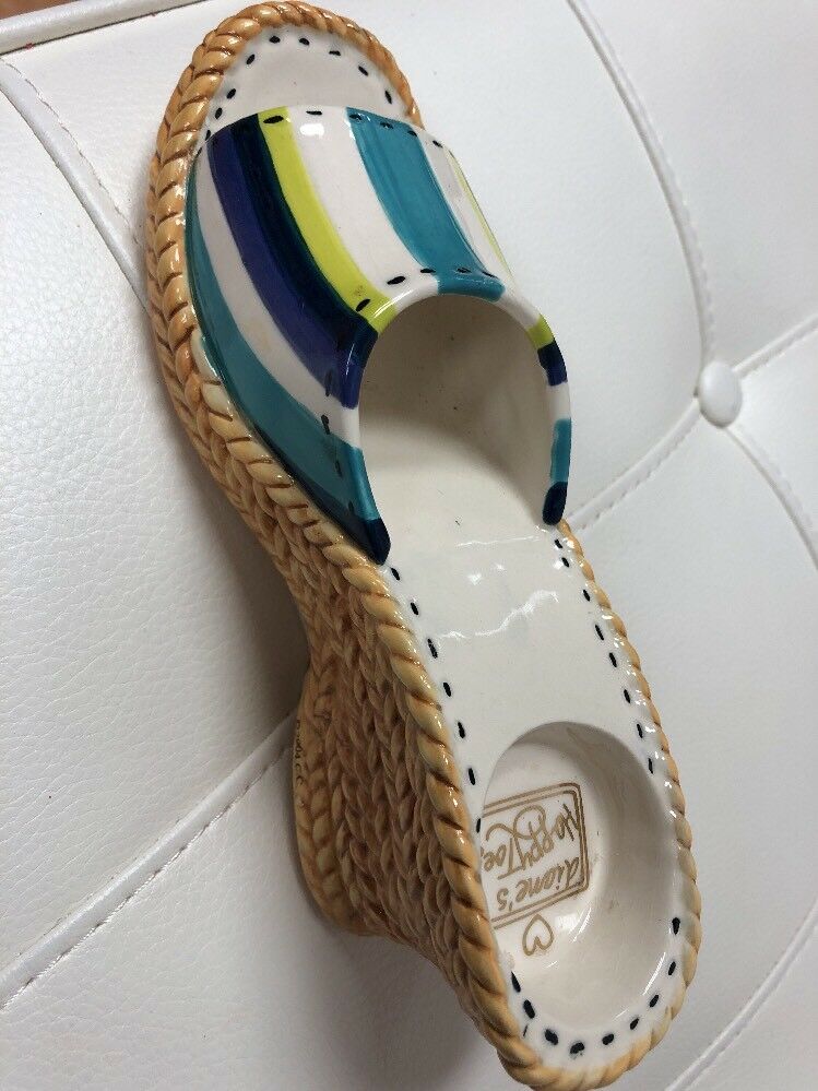 Cute DIANE ARTWARE Happy Toes Sandal / Clog, Candle Holder Tea Light - New
