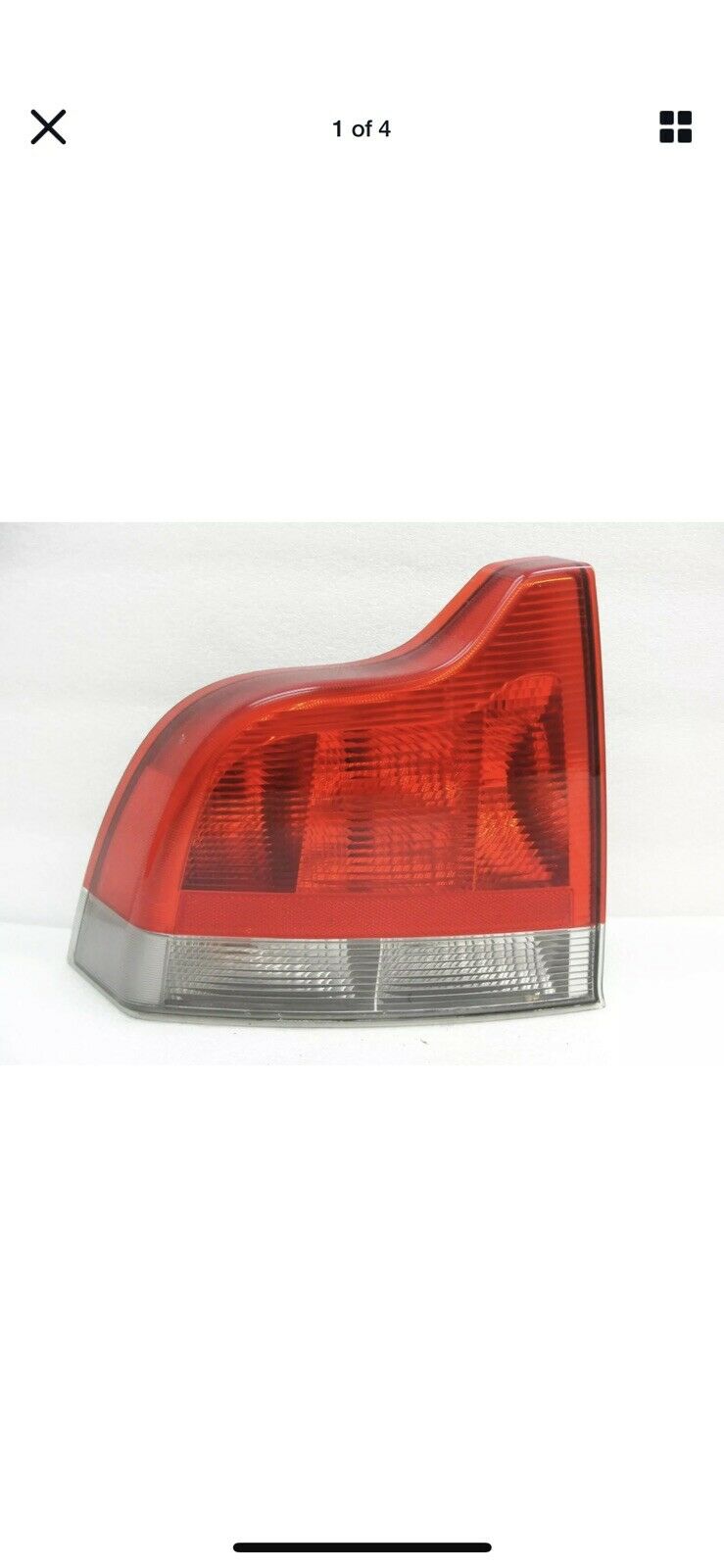 Volvo S60 sedan LEFT DRIVER TAIL LIGHT ASSEMBLY housing OEM 01-04 taillight LH