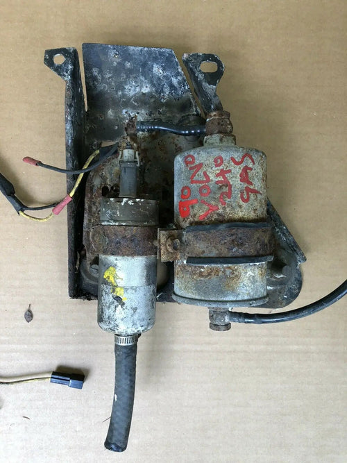 1986-1993 Volvo 240 frame chassis mounted fuel gas pump gasoline filter assembly by Volvo