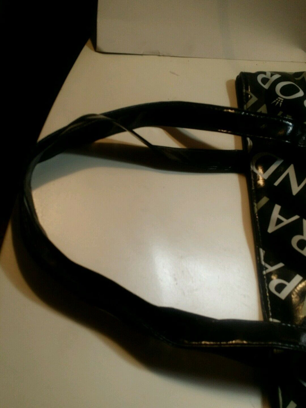 LIMITED EDITION PANDORA (JEWELRY)~ Black~ Vinyl~ Handbag~ Tote~ Bag~ Purse