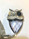 Vintage One Eye Owl Pendant