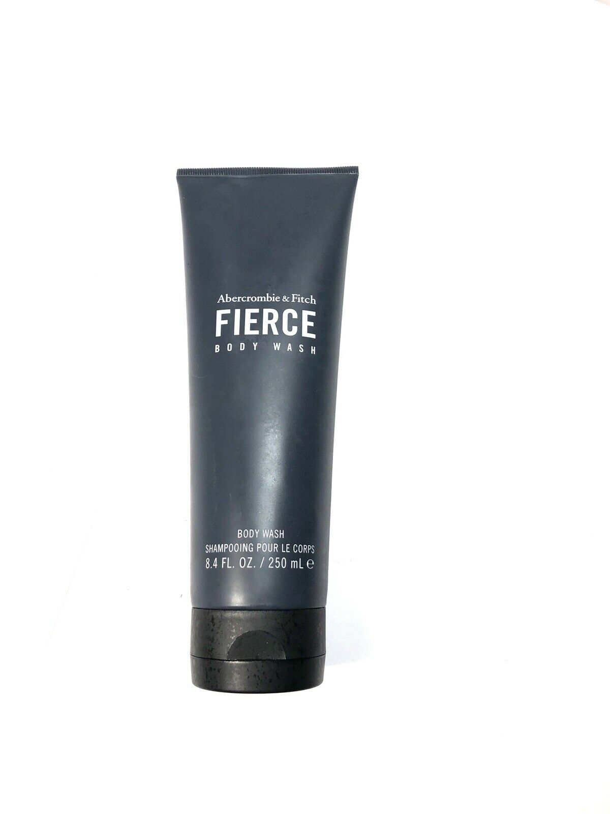 ABERCROMBIE & FITCH FIERCE BODY WASH FOR MEN 8.4 Oz / 250 ml BRAND NEW ITEM!