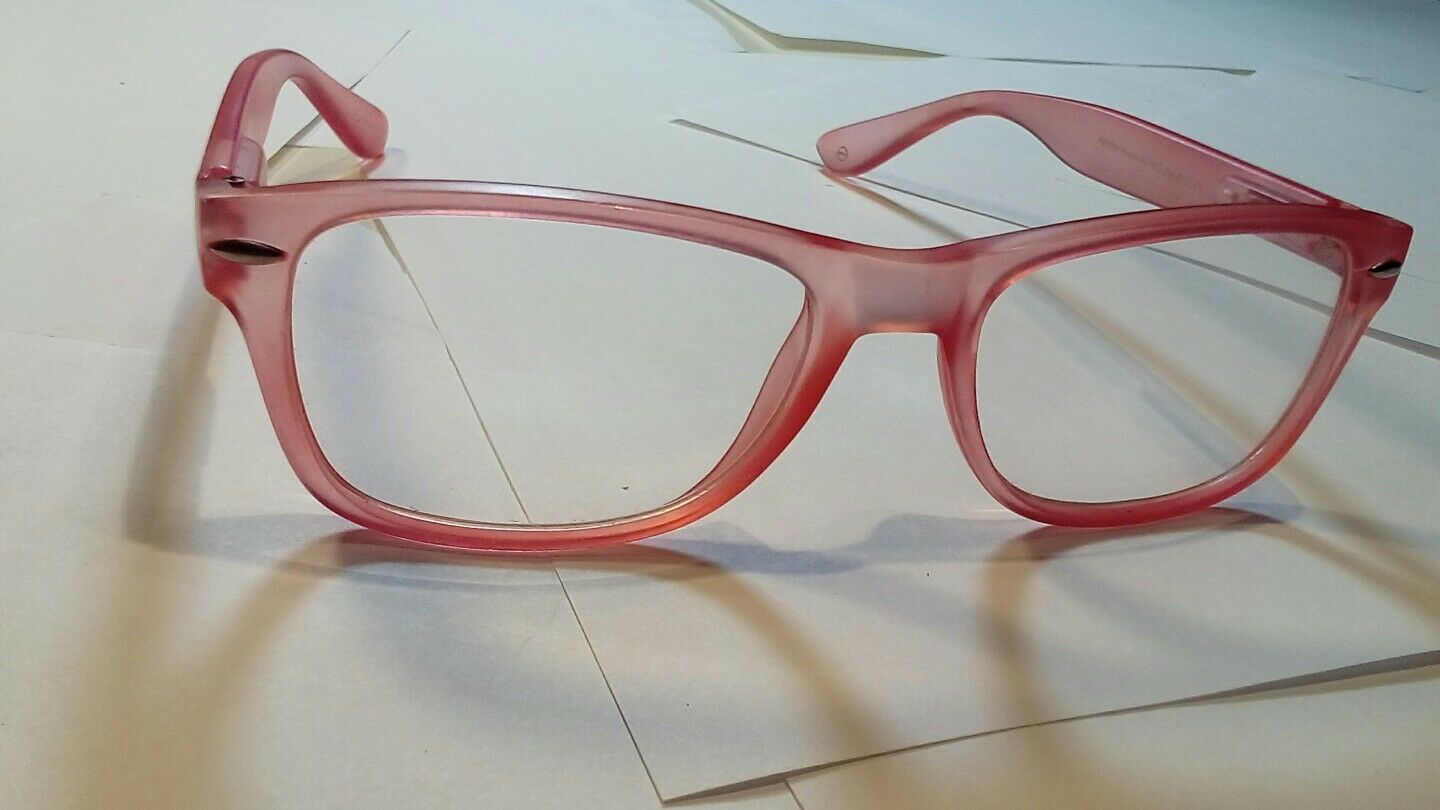 Girls pink wayfare eyeglass frames apollos recycled av rec 204-r125