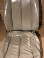 2003-2007 Nissan Murano-Driver Side Bottom & Top Leather Seat Cover Tan W/ Track