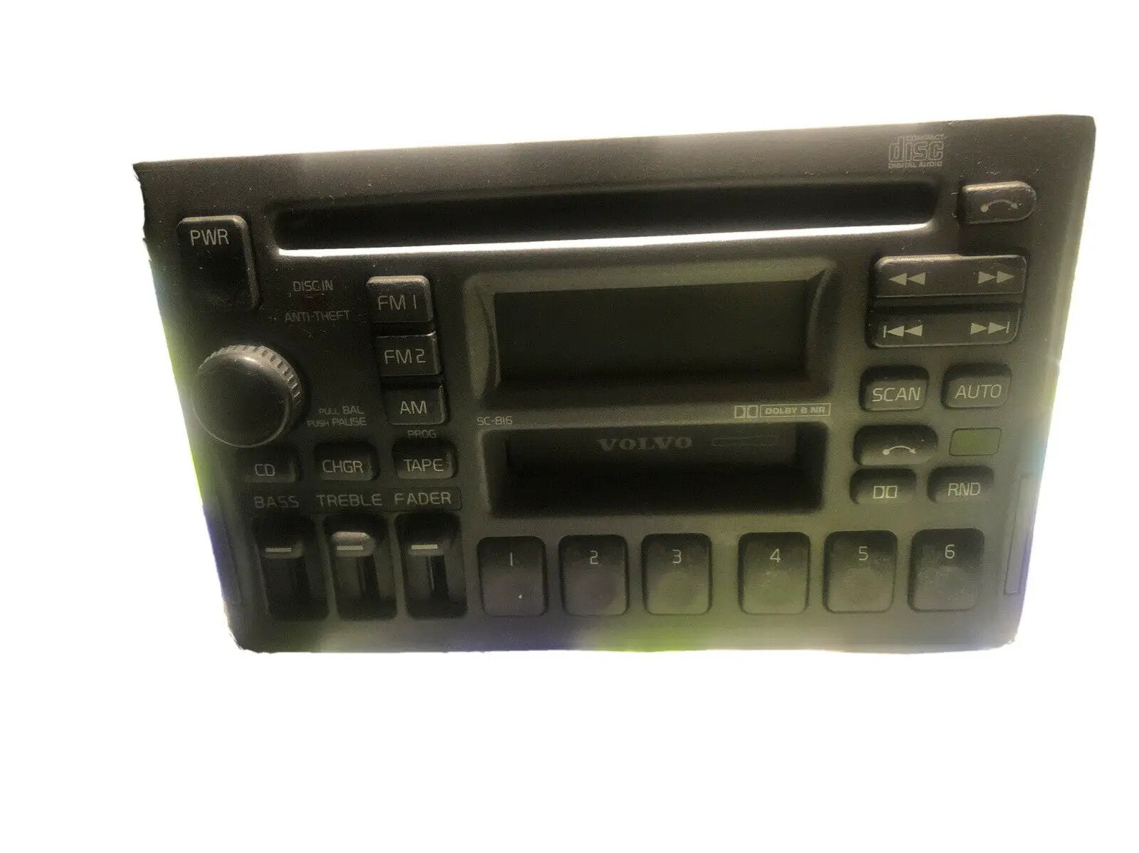 Volvo 90 70 40 Series 1997-2004 Radio AM FM CD Cassette PN 3533771-1 by Volvo
