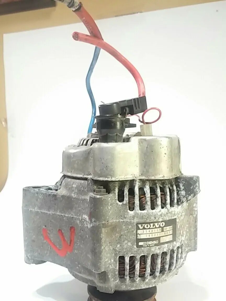 Good OEM ALTERNATOR FITS 1994 VOLVO 940 2.3L W/O TURBO 3544118 5003808 3544119 by DENSO/VOLVO