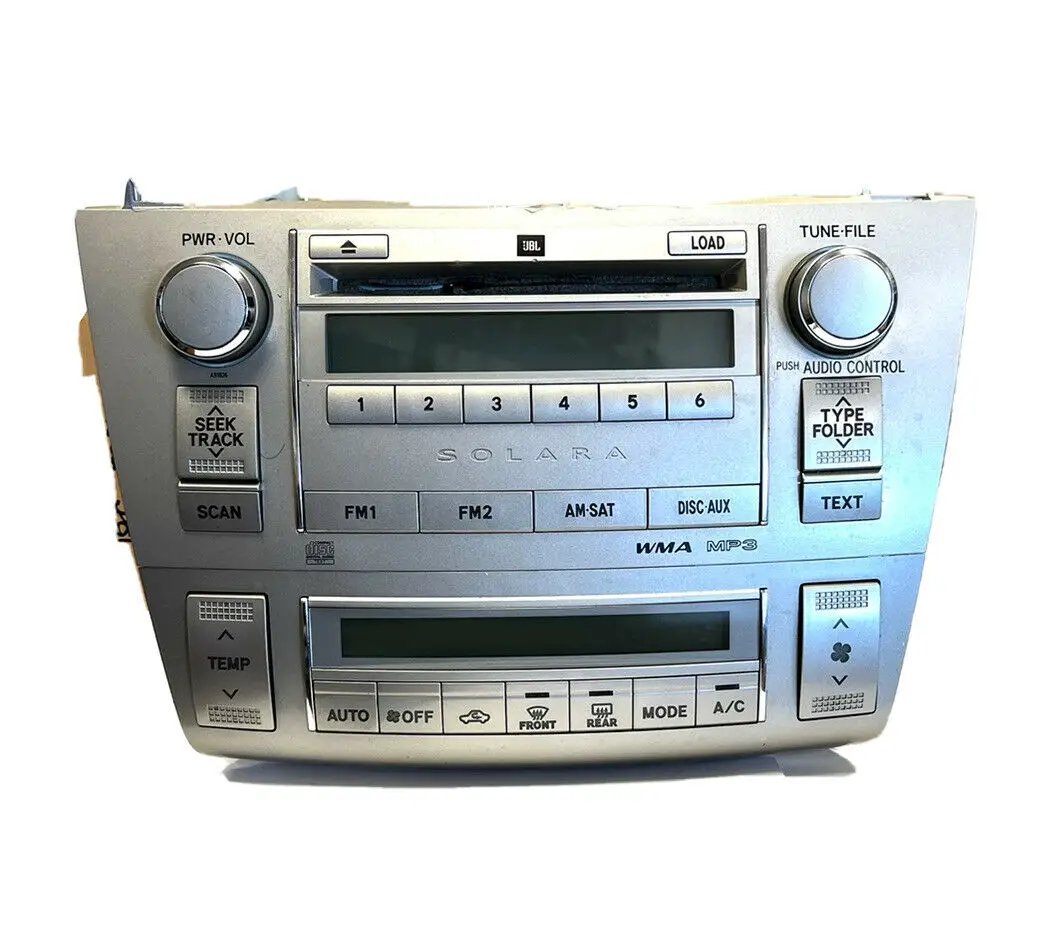 2008 Toyota Solara CD Player Radio Receiver w/ A/C Heater Climate Control OEM by Toyota