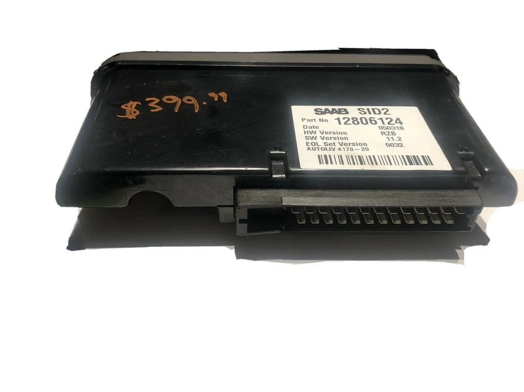 Saab 9-5 95 2002 02 OEM SID Information Display Control Unit Panel LCD 12806124 by Saab