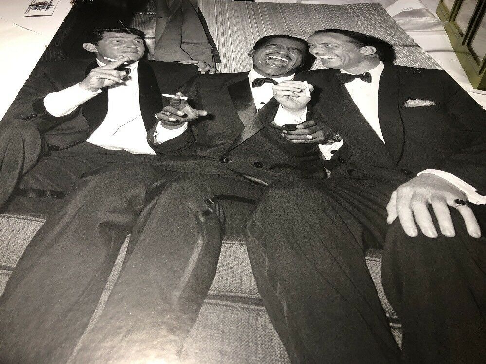 THE RAT PACK  DEAN MARTIN SAMMY DAVIS, JR. & FRANK SINATRA