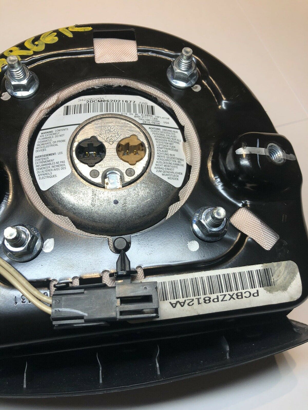 DODGE CHARGER 3.5L AT SEDAN DRIVER WHEEL AIRBAG OEM 1963-2 AIR BAG OE