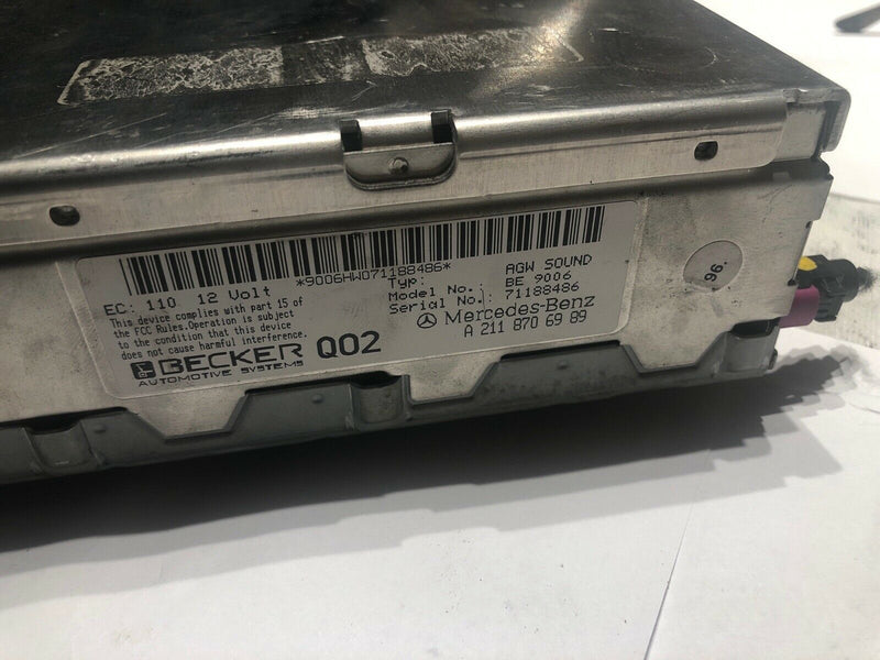 Mercedes 2006 E350 Harman Kardon Logic 7 Becker OEM Amplifier 2118701589 BE9006