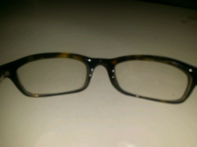 Fossil BAILEY Tortoise Shell Brown Metal Eyeglass Frames Designer Rx Eyewear