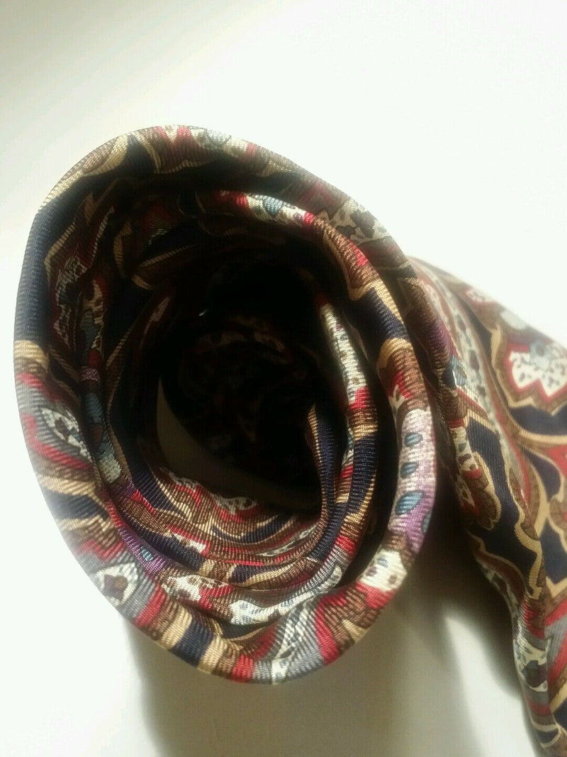 Christian dior monsieur 100% silk delicious floral paisley print tie.