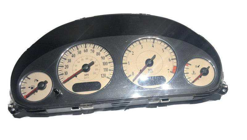 50K 2003 CHRYSLER TOWN & COUNTRY INSTRUMENT CLUSTER WITH CHROME TRIM P05082402AC