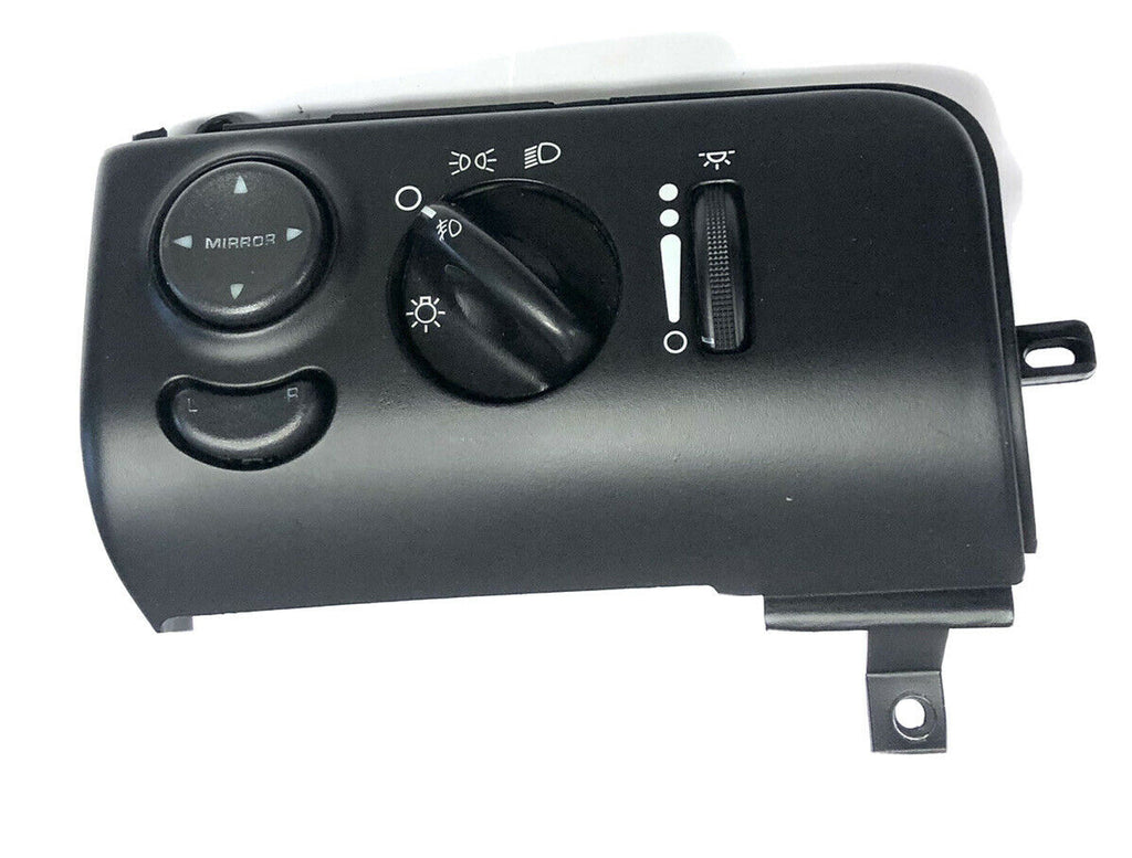 1996-2000 Caravan Voyager Town Country Headlight Dimmer Mirror Switch Bezel BLK