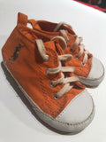Ralph Lauren Polo Genuine Suede Leather Girl Boy Baby Size 4 Shoes Sneakers