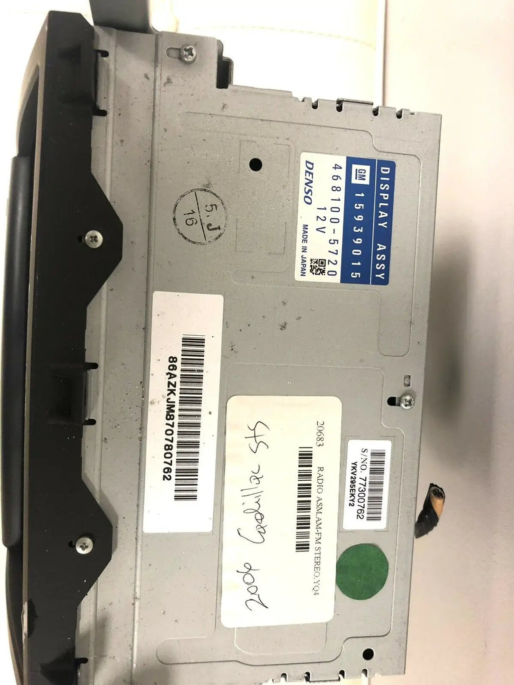 Dolby Digital 15929702 2005 2006 2007 Cadillac STS OEM GPS Navigation System CD by Denso