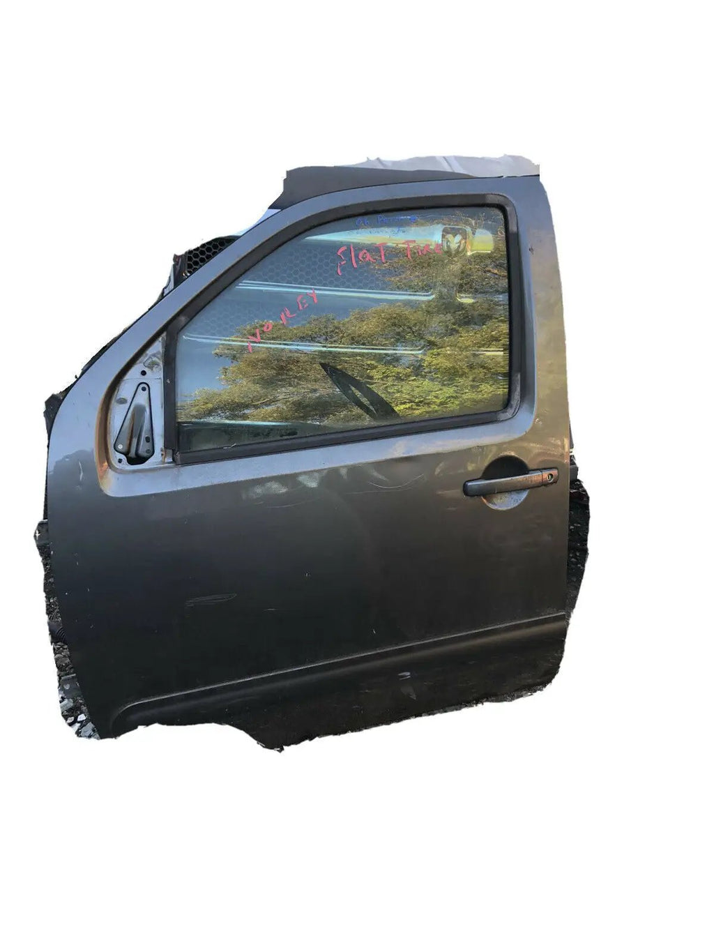 2008 nissan pathfinder left driver side front door shell OEM dark gray by NISSAN