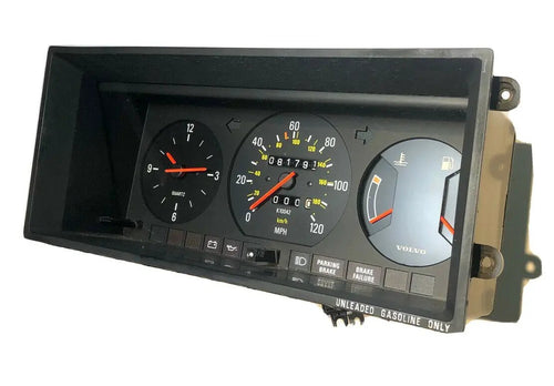 1986 87 VOLVO 244 SPEEDOMETER Odometer Gas Gauge Instrument CLUSTER 81,791 Miles by VDO