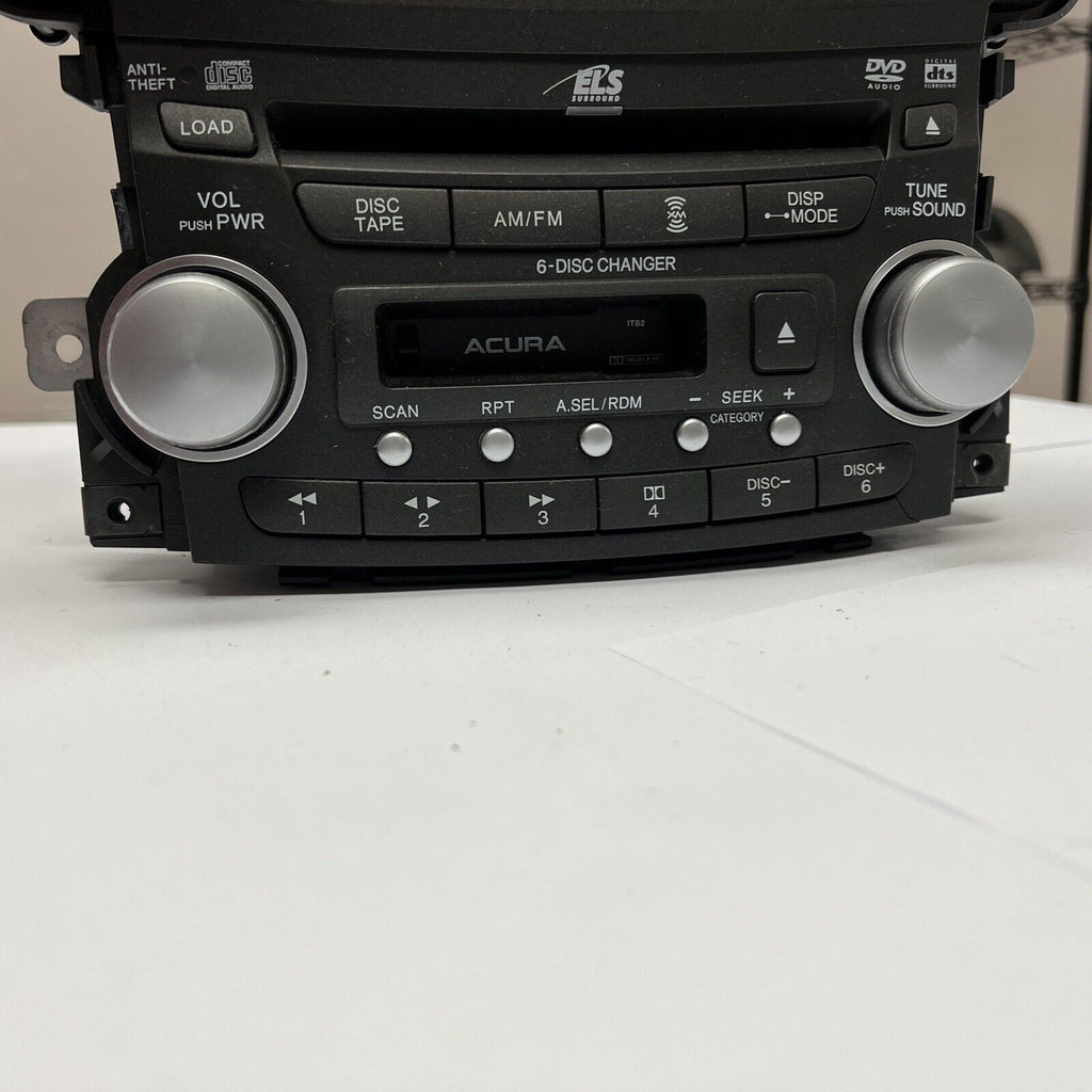 2004-2006 ACURA TL NAVIGATION AM FM CASSETTE 6 CD DVD PLAYER DISPLAY TRIP SCREEN