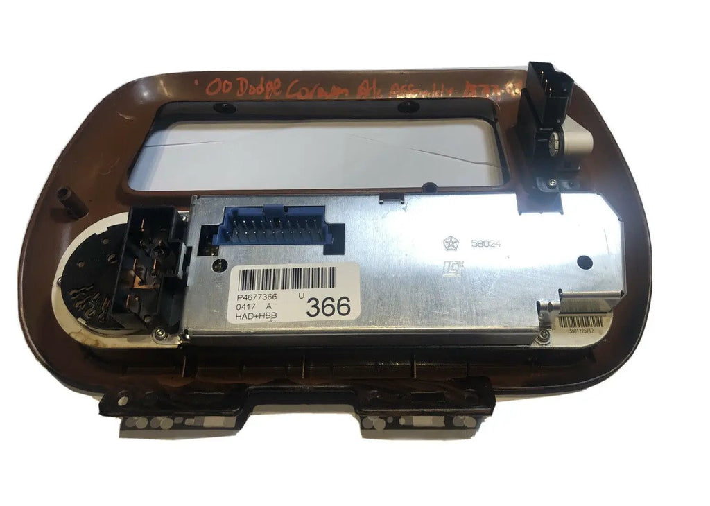 Temperature Climate Control AC With Dual Zone P4677366 Fits 97-98 CARAVAN 179623 by DODGE TRUCK