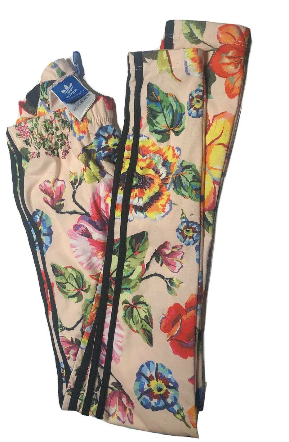 Adidas Floral Graphic Jeggings Size Small by Adidas